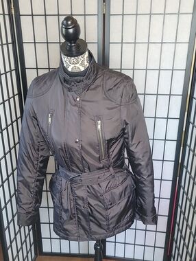 Banana Republic Black Belted Utility Jacket
